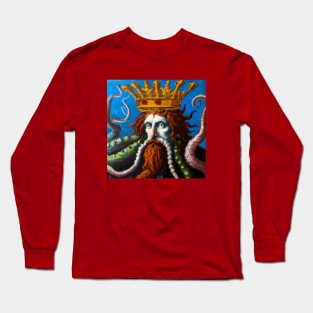 Classic Portrait of King of the Krakens Long Sleeve T-Shirt